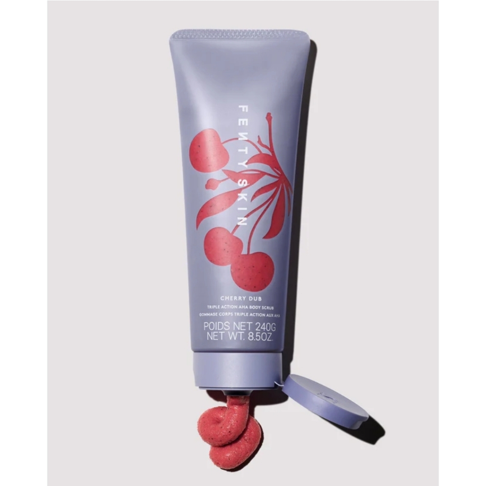 Fenty Beauty Cherry Dub Triple Action AHA Body Scrub (NEW/SEALED)